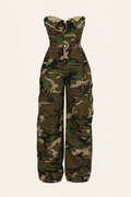 Enterizo Army Chic